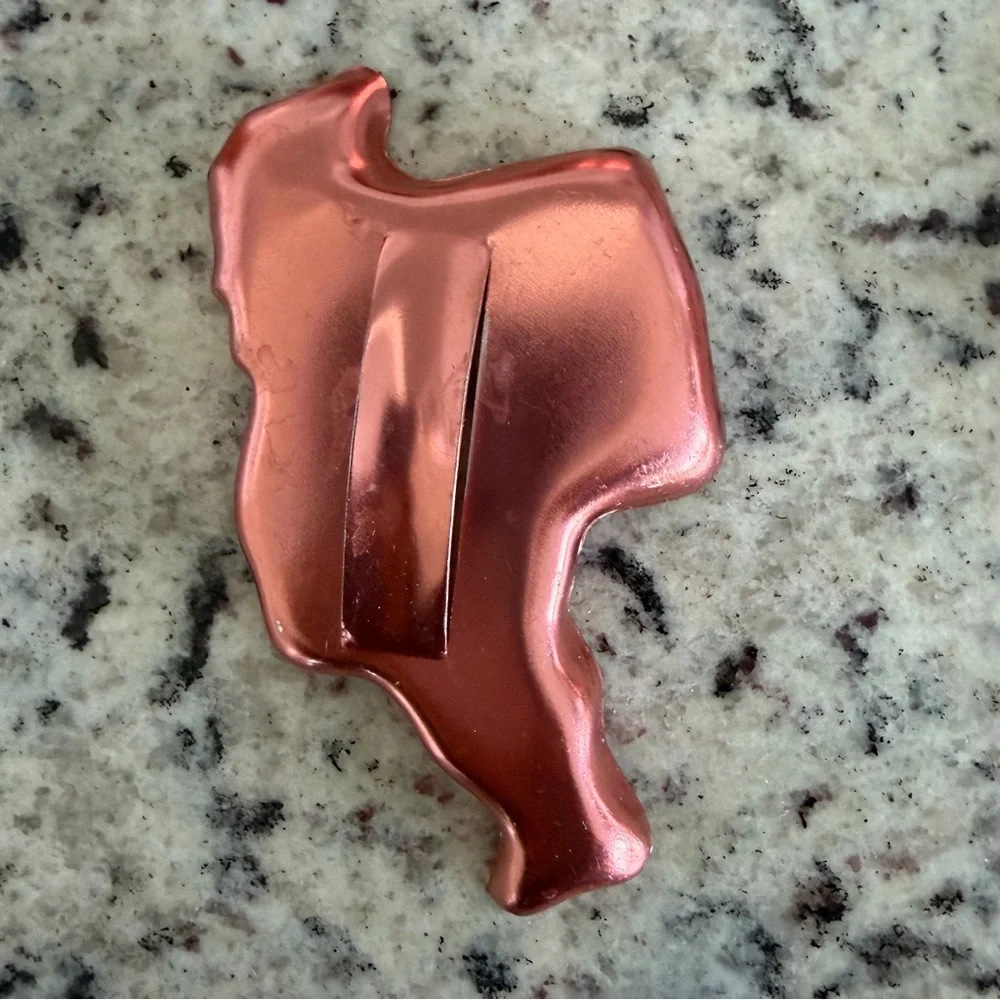 Vintage Copper Christmas Cookie Cutters Set of 5 Gingerbread Man Tree Santa